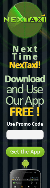 NexTaxi Promo Banner 160x600