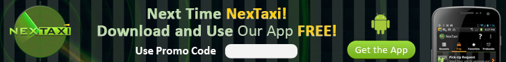 NexTaxi Promo Banner 728x90
